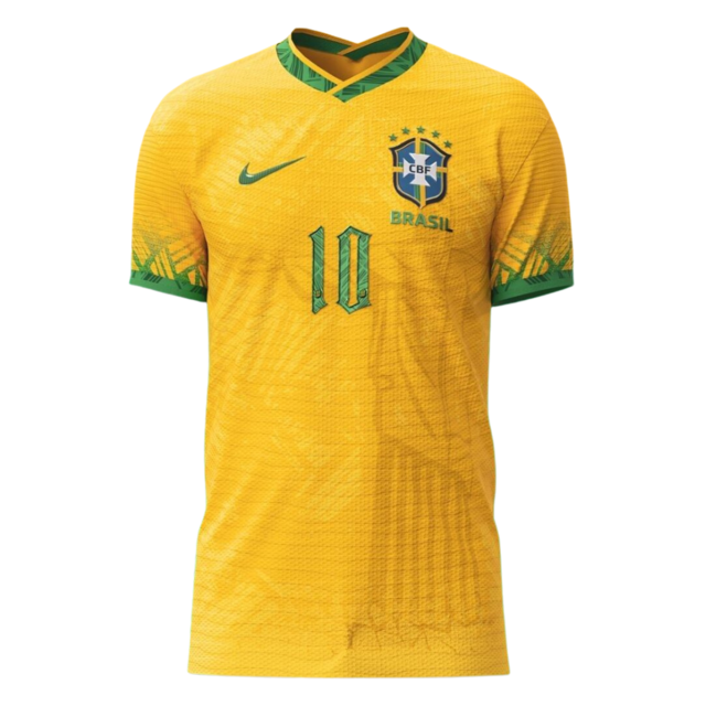 Camisola Conceito Seleção Brasil [Rio] 2022 - Amarela - por @ikrodesign e @visilfer.99