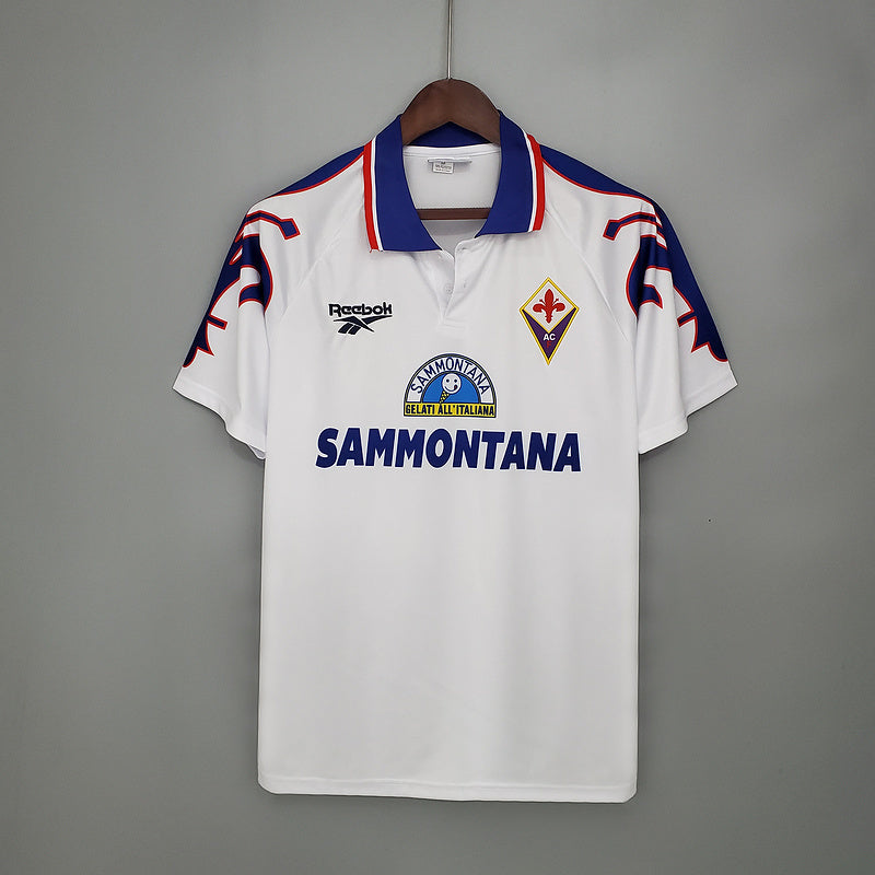 Fiorentina Retro 1995/1996 White Jersey - Reebok