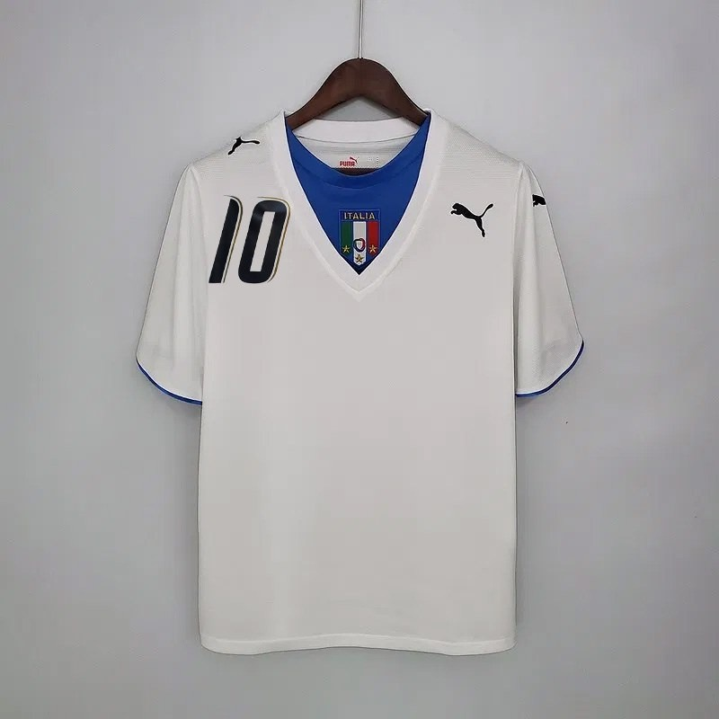 Italy Retro 2006 Jersey - White