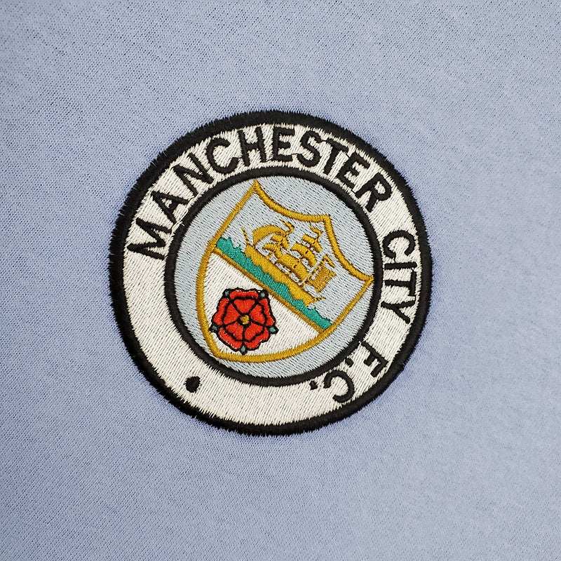 Camisola Manchester City Retrô 1972 - Azul
