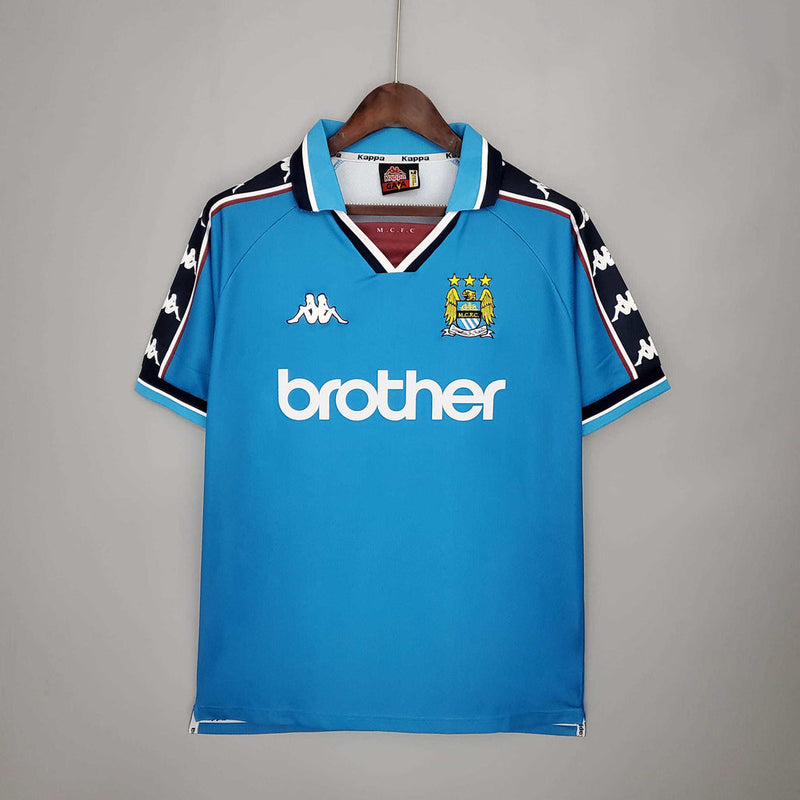 Manchester City Retro 1997/1998 Jersey - Blue