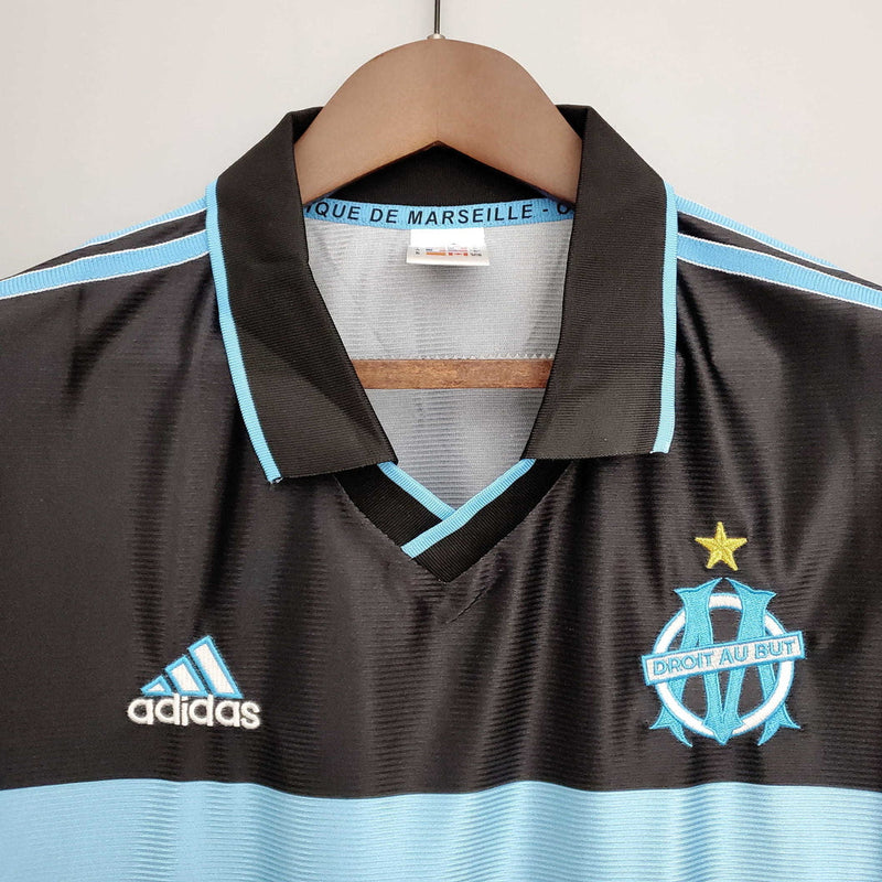 Marseille Retro 1999/2000 Jersey Black -