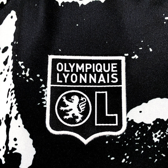 Olympique Lyon III 21/22 Jersey - White and Black