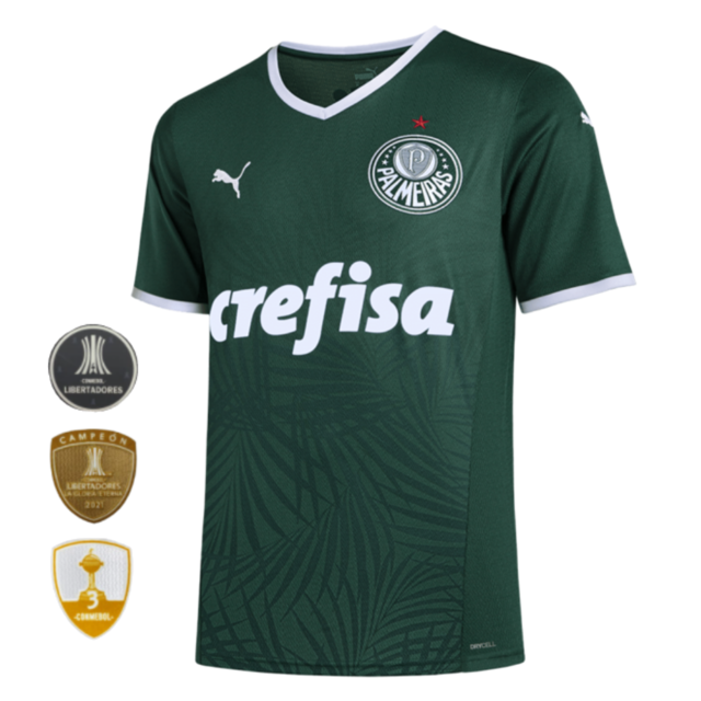 Camisola Palmeiras I [Patch Libertadores] 22/23 - Verde
