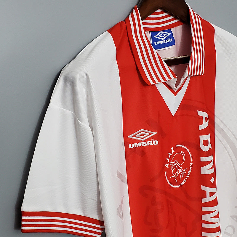 Maillot Ajax Rétro 1995/1996 - Rouge et Blanc