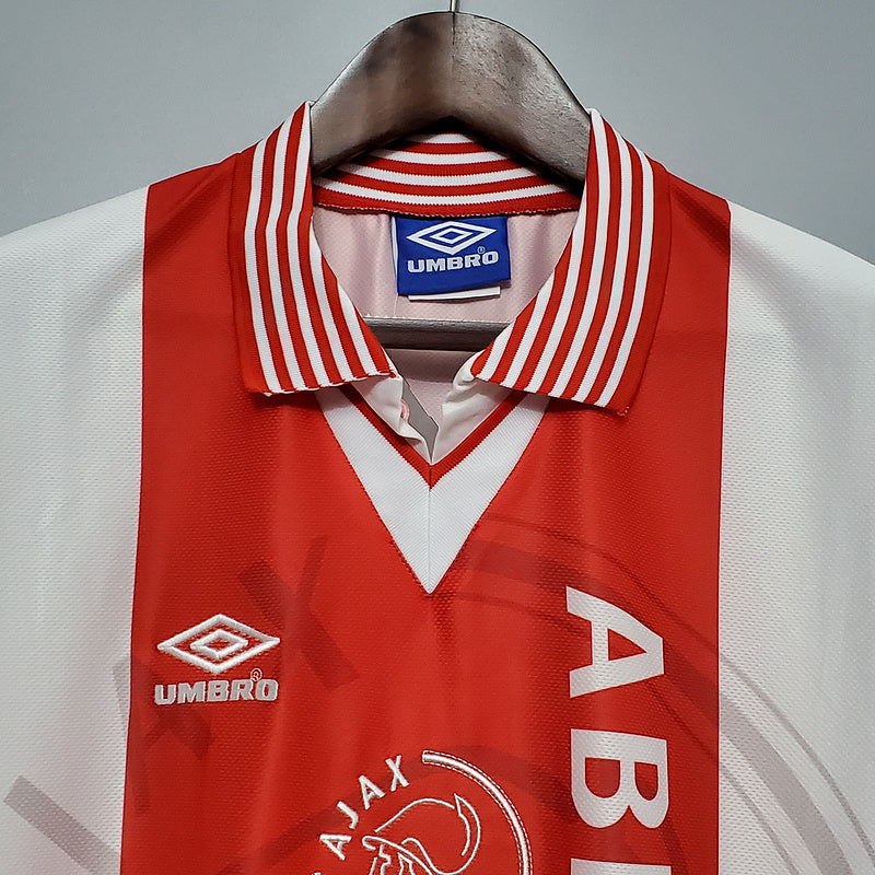 Maillot Ajax Rétro 1995/1996 - Rouge et Blanc