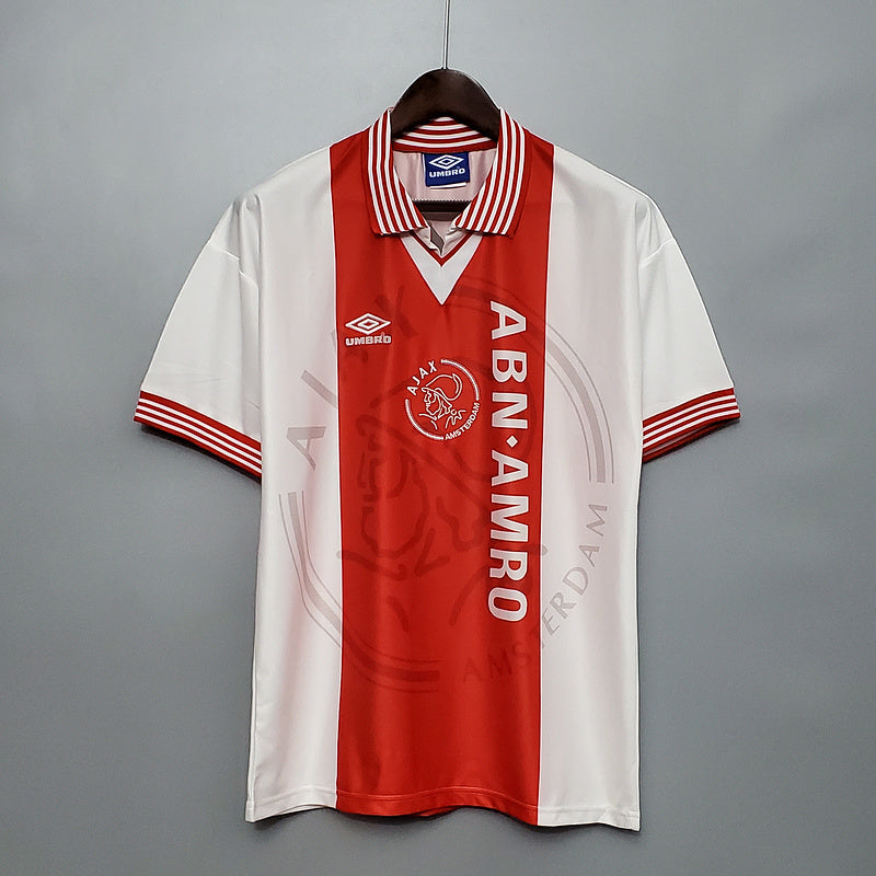 Camisola Ajax Retrô 1995/1996 - Vermelha e Branca