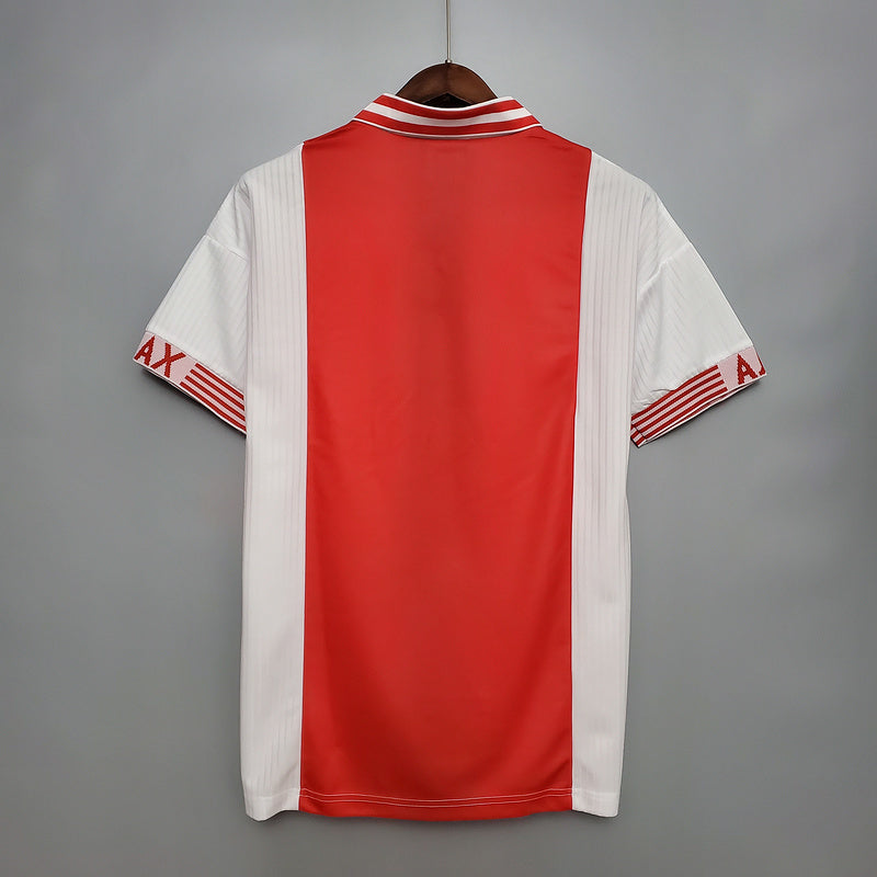 Camisola Ajax Retrô 1997/1998 - Vermelha e Branca