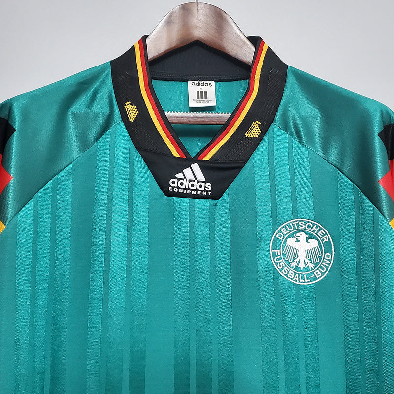 Maillot rétro de l'équipe nationale d'Allemagne 1992 - Vert