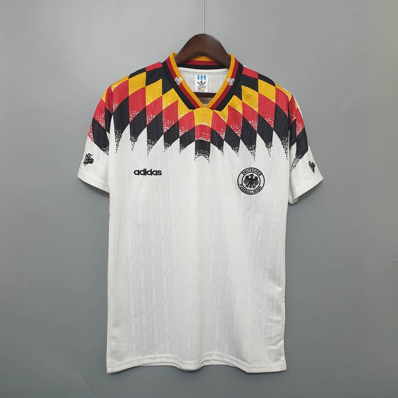 Germany Retro 1994 National Team Jersey White -
