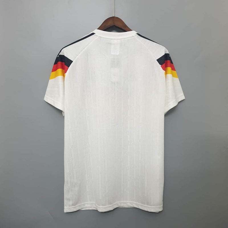 Camisola Seleção Alemanha Retrô 1990 - Branca