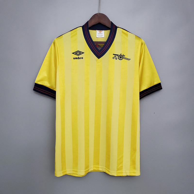 Camisola Arsenal Retrô 1983/1986 - Amarela