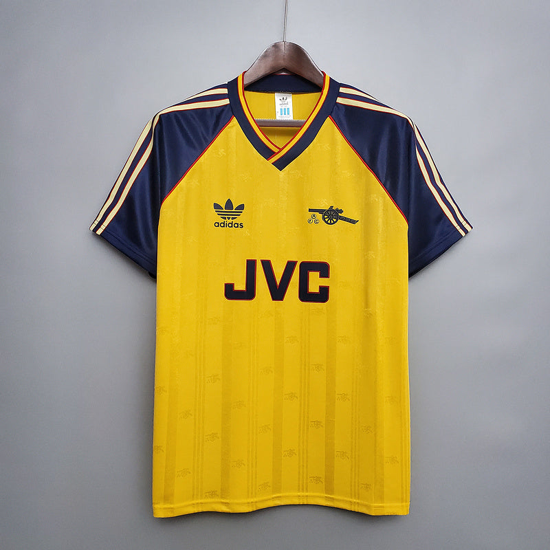 Camisola Arsenal Retrô 1988/1989 - Amarela