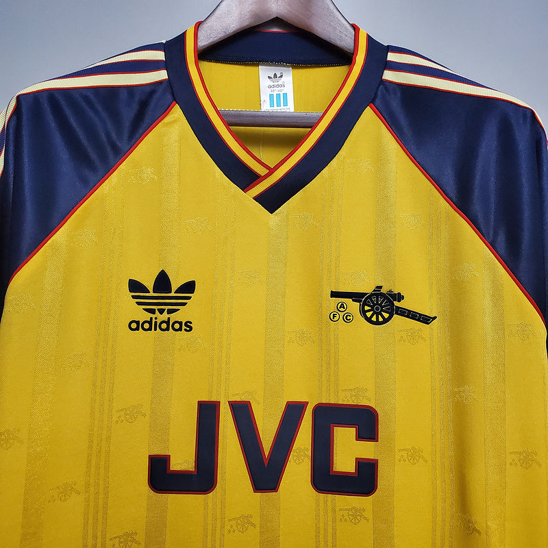 Maillot rétro Arsenal 1988/1989 - Jaune