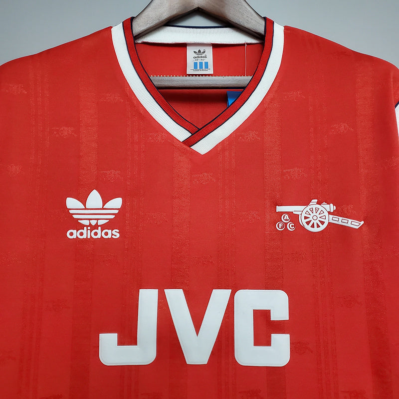 Camisola Arsenal Retrô 1988/1989 - Vermelha