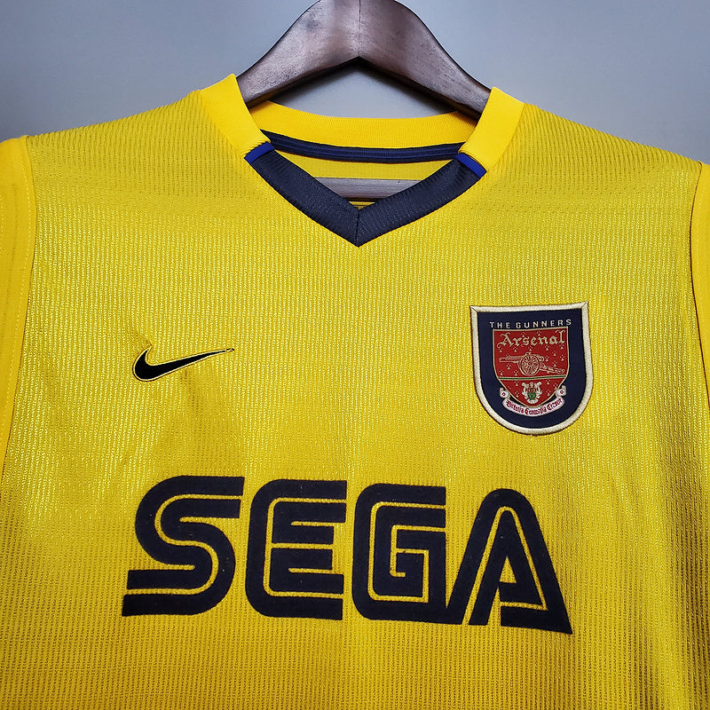 Arsenal Retro 1999/2000 Jersey - Yellow