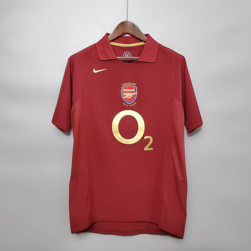 Maillot rétro Arsenal 2005/2006 - Vin