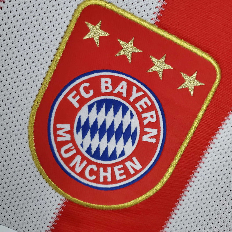 Camisola Bayern de Munique Retrô 2010/2011 - Vermelha e Branca