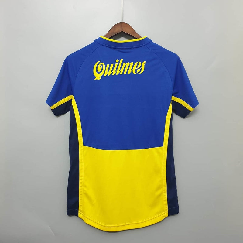 Boca Juniors Retro 2001 Blue and Yellow Jersey -