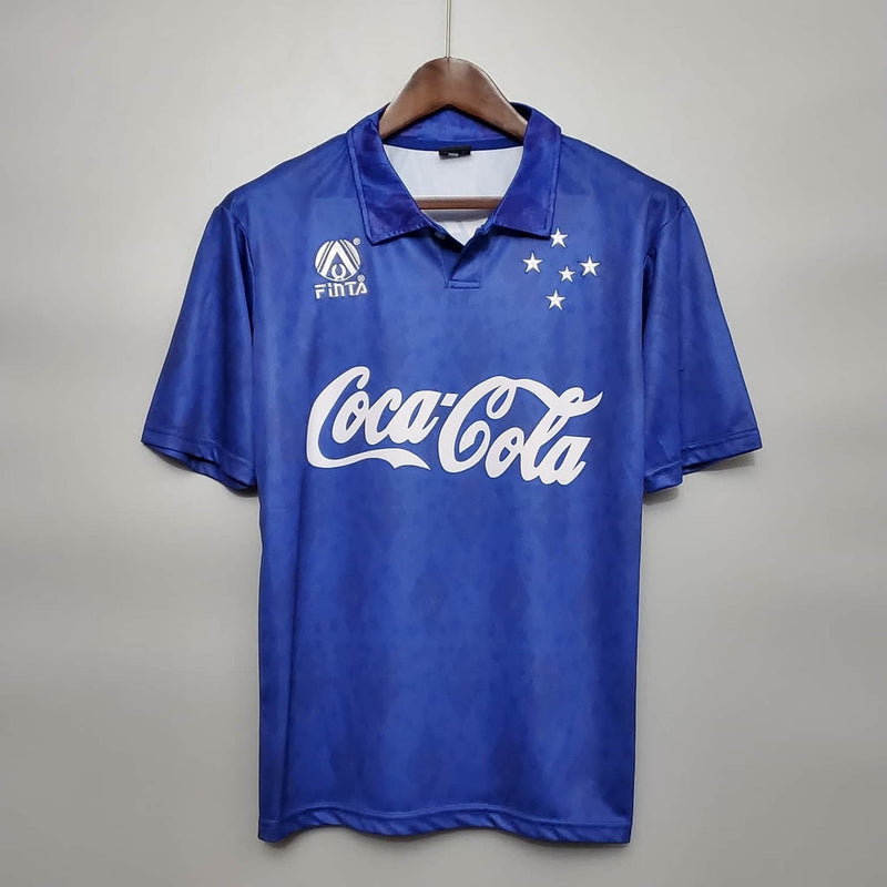 Maillot Cruzeiro Rétro 1993/1994 Bleu - Finta