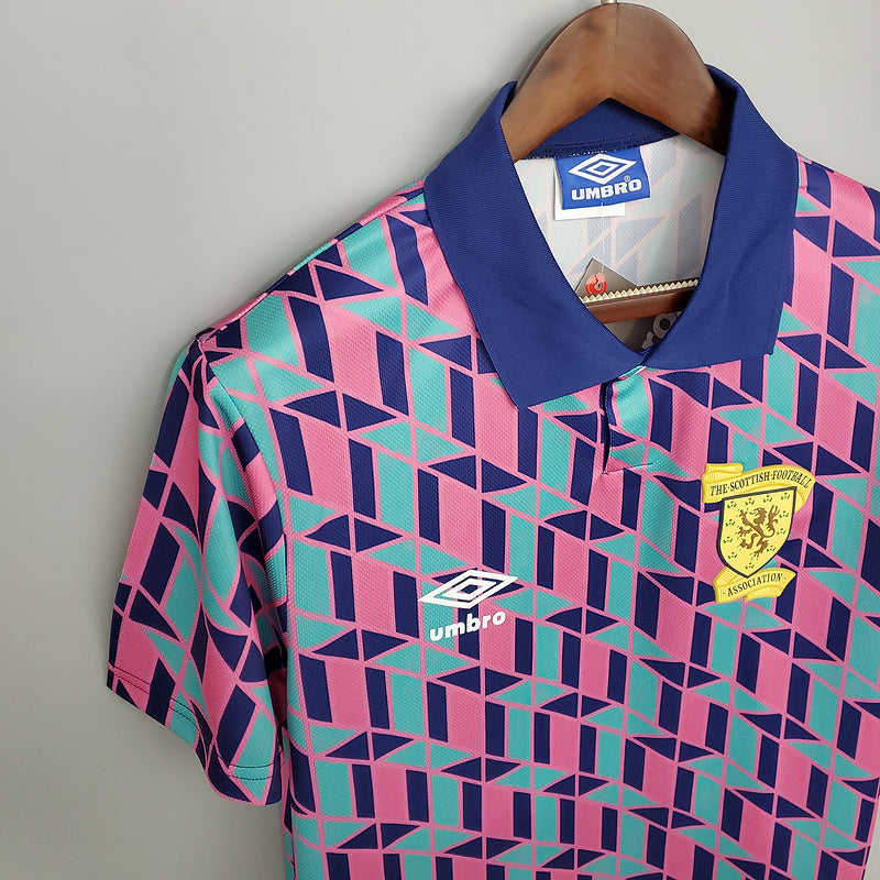 Scotland Retro 1988/1989 Pink Jersey -