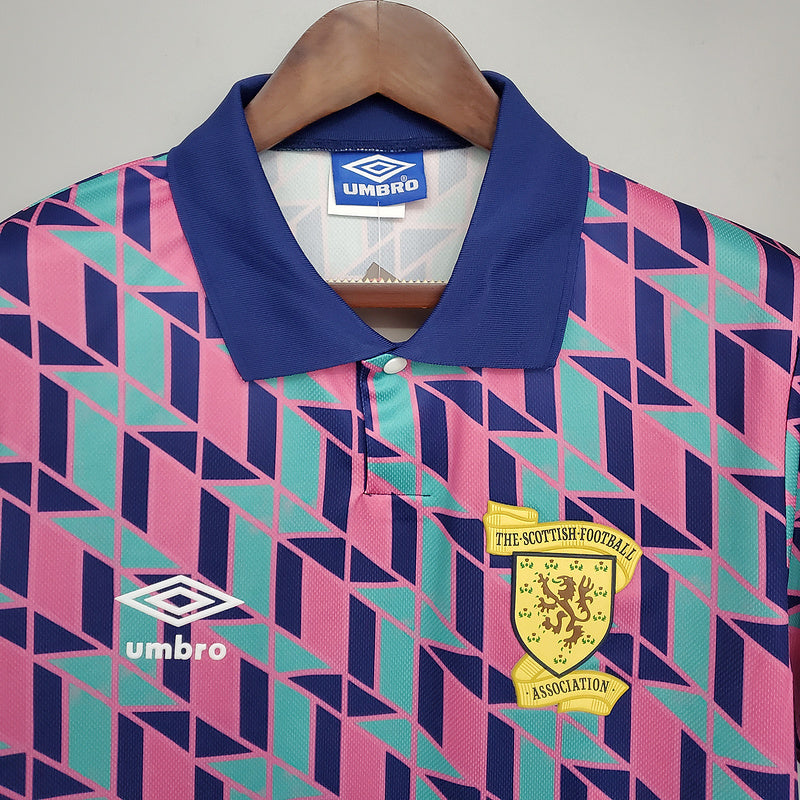 Scotland Retro 1988/1989 Pink Jersey -