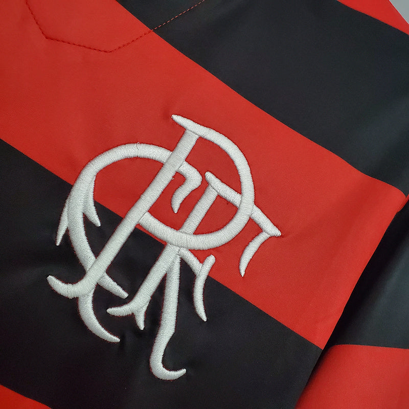 Camisola Flamengo Retrô 1978/1979 Vermelha e Preta