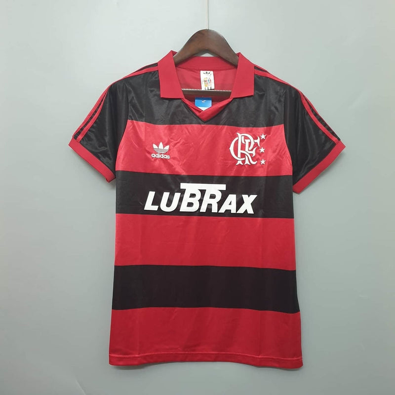 Camisola Flamengo Retrô 1990 Vermelha e Preta -