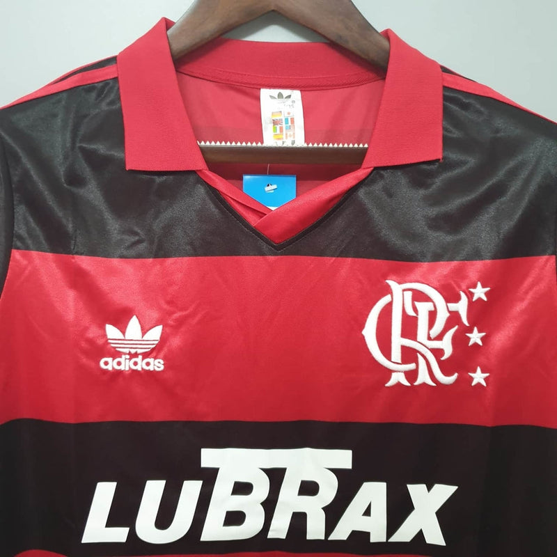 Flamengo Retro 1990 Red and Black Jersey -