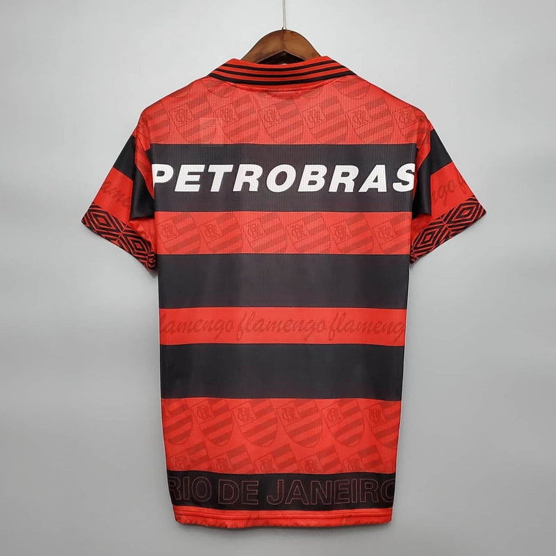 Maillot Flamengo Retro 1995 Rouge et Noir -