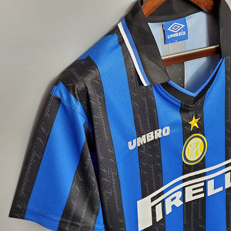Maillot rétro Inter Milan 1997/1998 - Bleu et Noir
