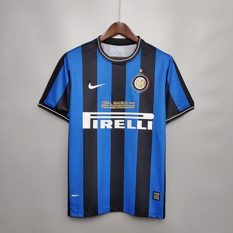 Inter Milan Retro 2010 Jersey - Blue and Black