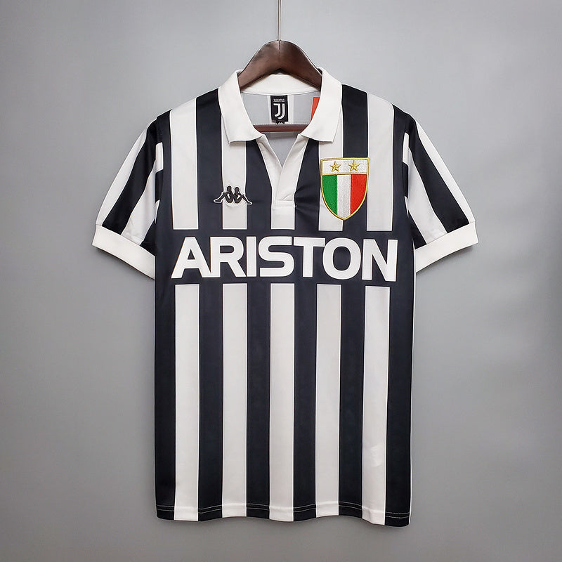 Juventus Retro 1984/1985 Jersey - Black and White