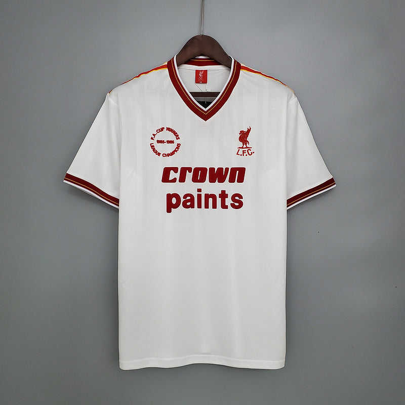 Camisola Liverpool Retrô 1985/1986 -  Branca