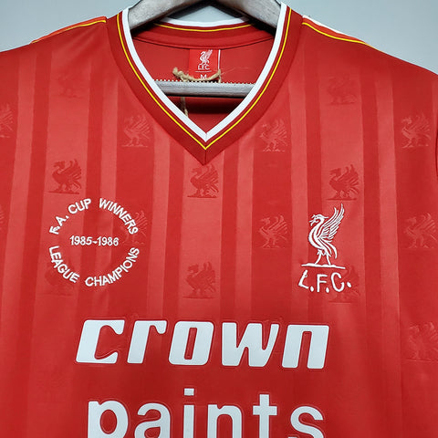 Camisola Liverpool Retrô 1985/1986 - Vermelha