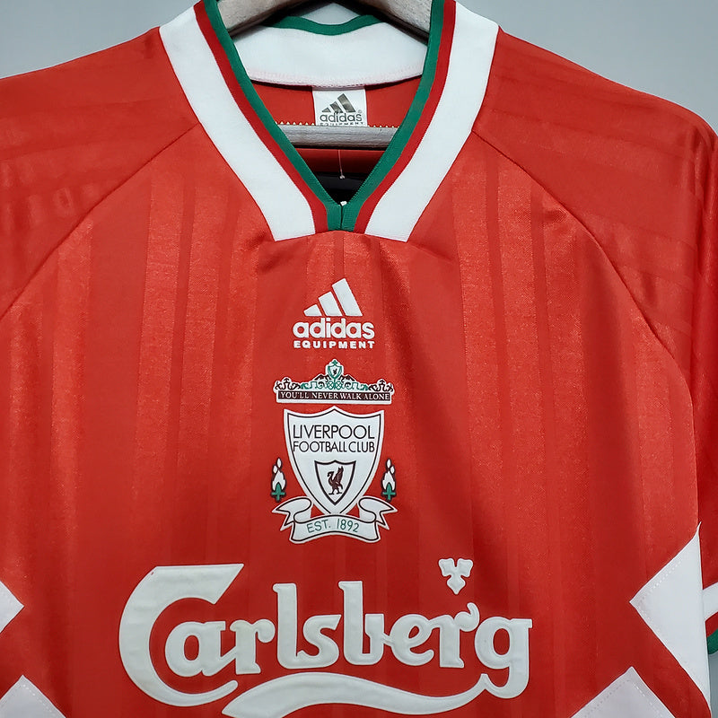 Camisola Liverpool Retrô 1993/1995 - Vermelha