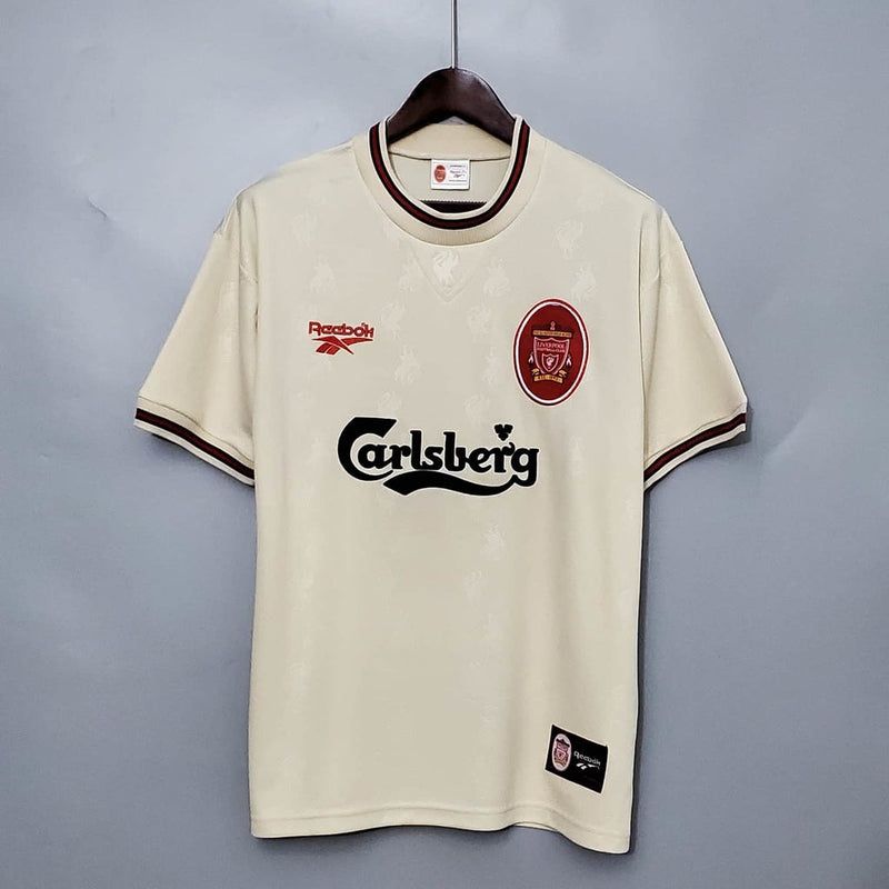 Camisola Liverpool Retrô 1996/1997 Branca - Reebok