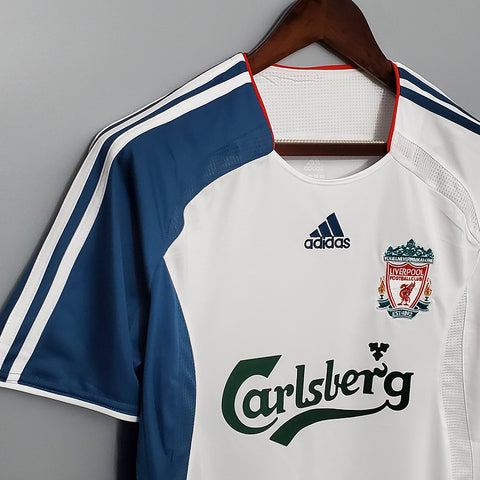 Camisola Liverpool Retrô 2006/2007 - Branca