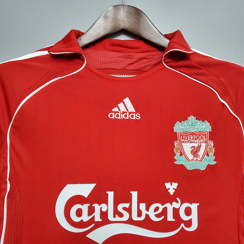 Camisola Liverpool Retrô 2006/2007 - Vermelha