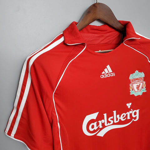 Camisola Liverpool Retrô 2006/2007 - Vermelha