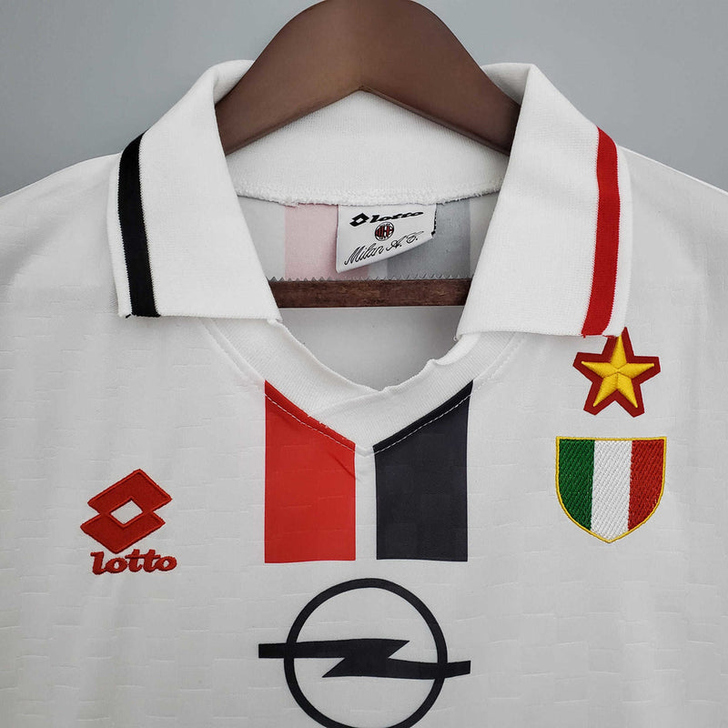 Camisola AC Milan Retrô 1995/1997 Branca - Lotto