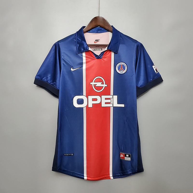 Camisola PSG Retrô 1998/1999 - Azul e Vermelha