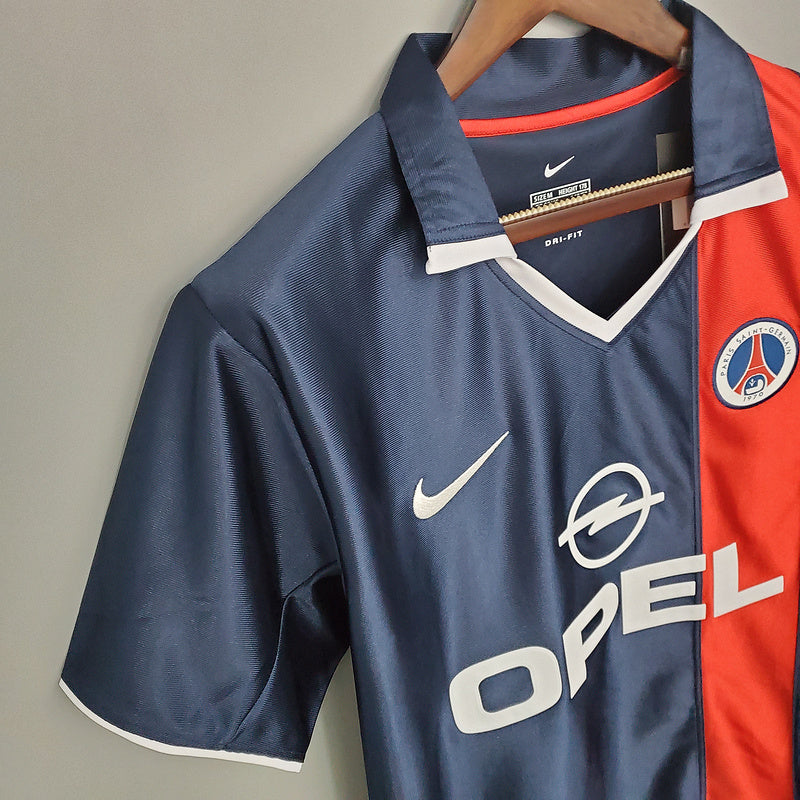 Maillot PSG Rétro 2001/2002 - Bleu et Rouge