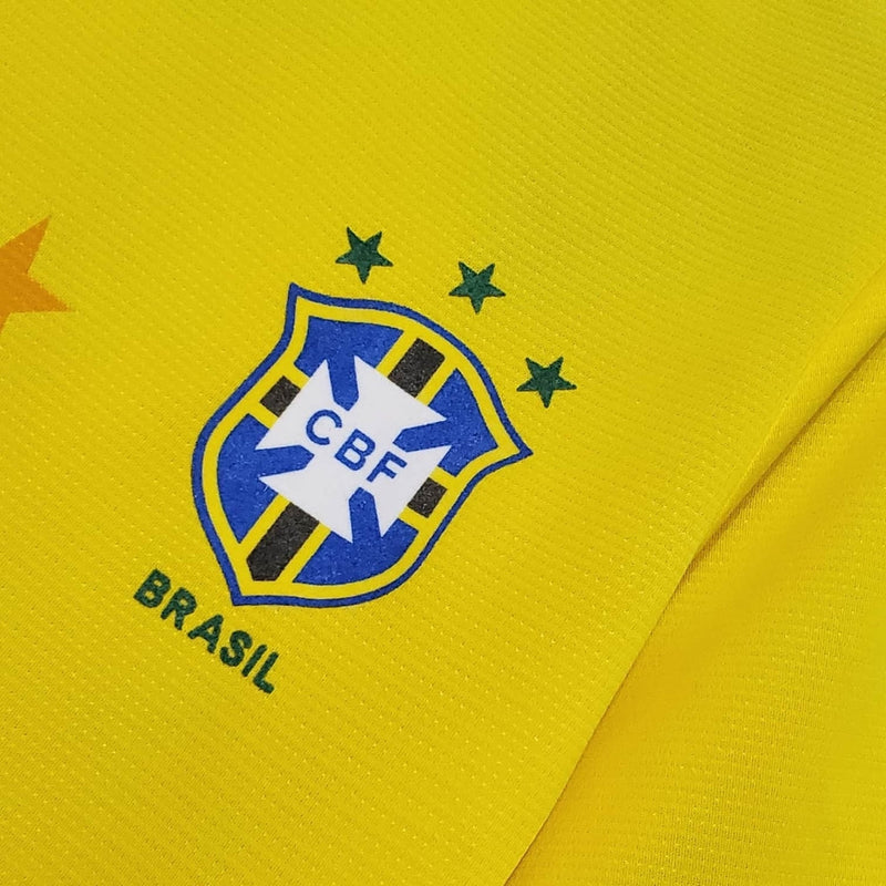 Maillot jaune rétro de l'équipe nationale brésilienne 1993/1994 -