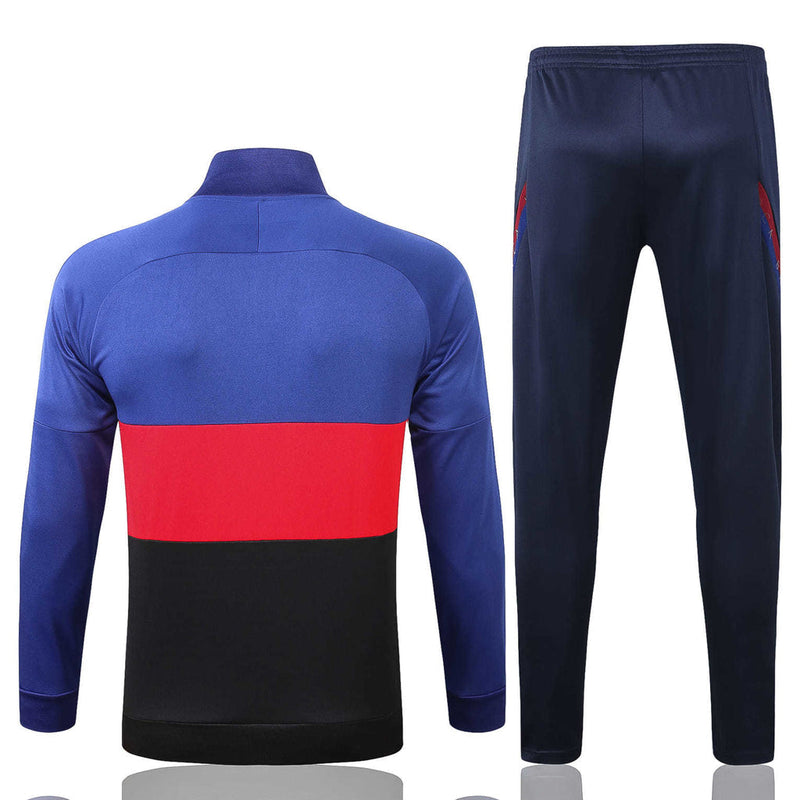 Barcelona 21/22 Tracksuit Blue, Red and Black With Zip