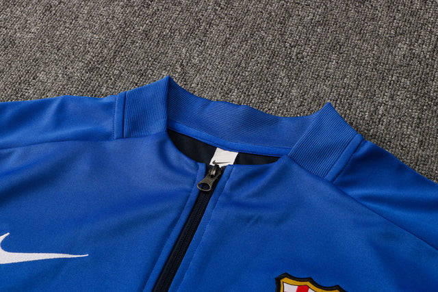 Barcelona 21/22 Tracksuit Blue With Zip