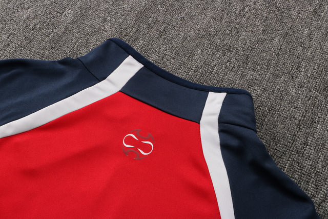 Bayern Munich 21/22 Red and Blue Tracksuit With Zip
