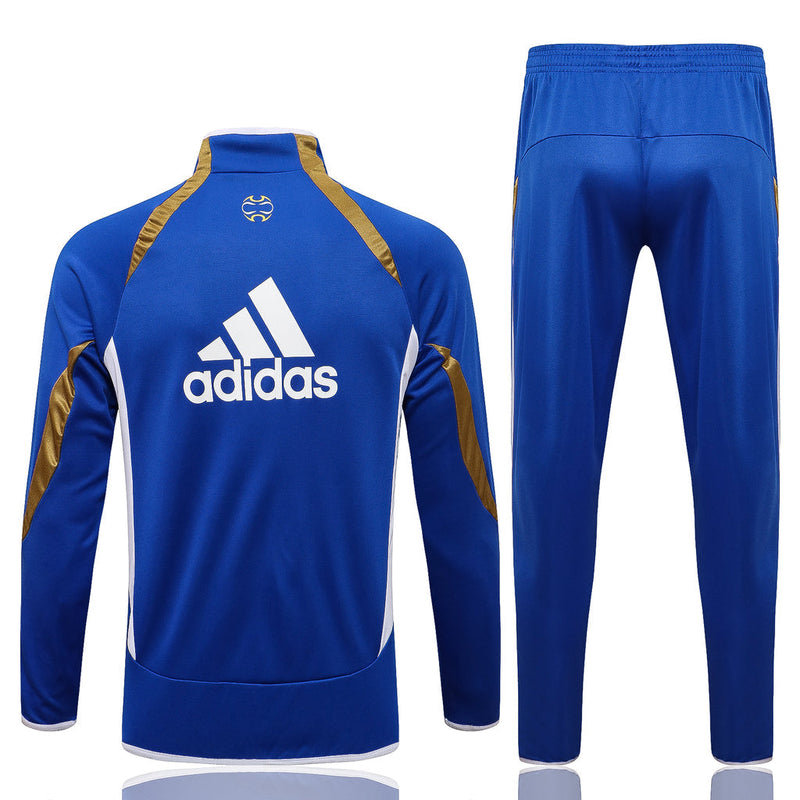 Juventus 21/22 Tracksuit Blue With Zip