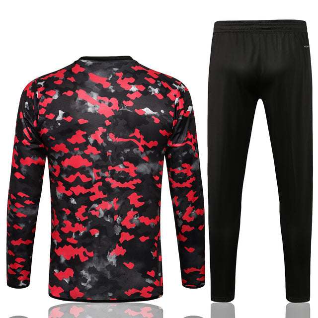 Arsenal 21/22 Red and Black Tracksuit -