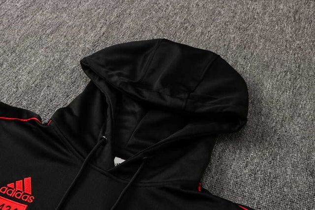 Arsenal 21/22 Tracksuit Black With Hood